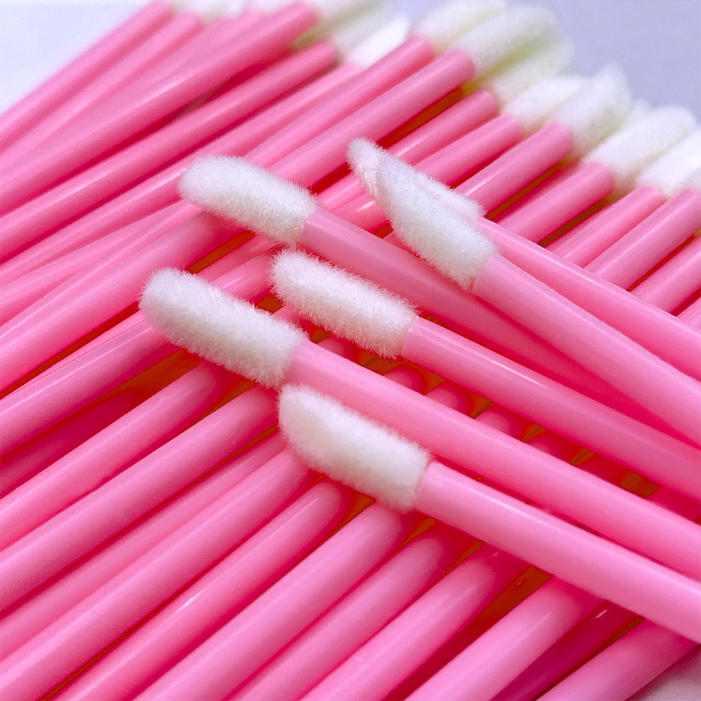 Eyelash Extension Vendor - 50/500PCS Disposable Lip Brush Eyelash Extension