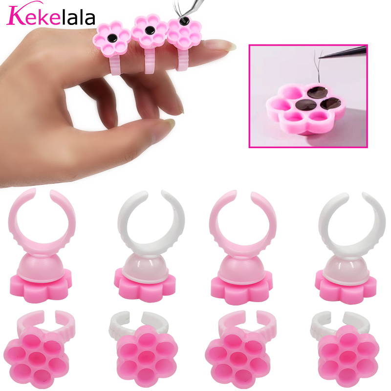 Eyelash Extension Examples - DIY Eyelash Extension Fans Flowering Cup