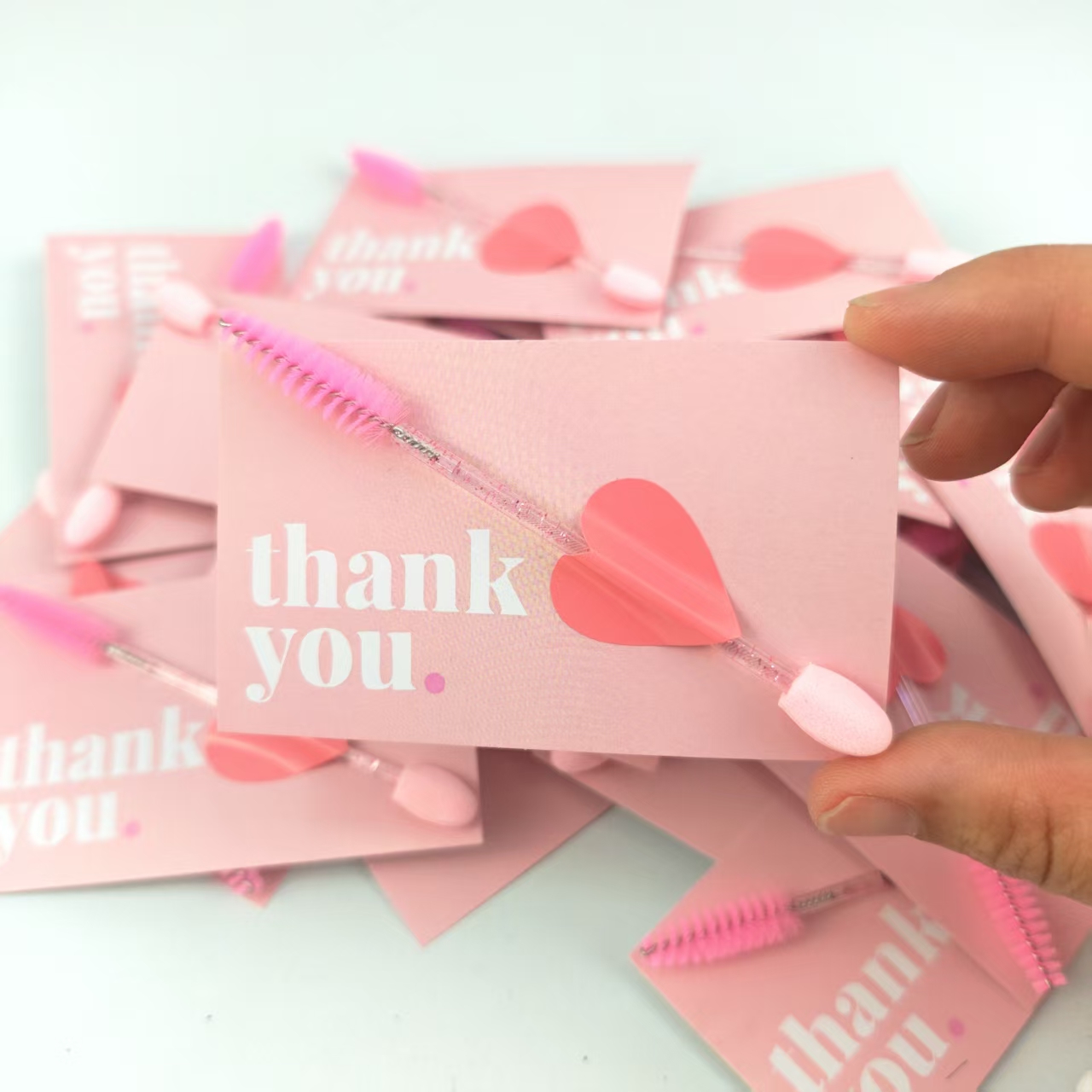 Eyelash Extension Vendor - Eyelash Extension Client Thank You Cards