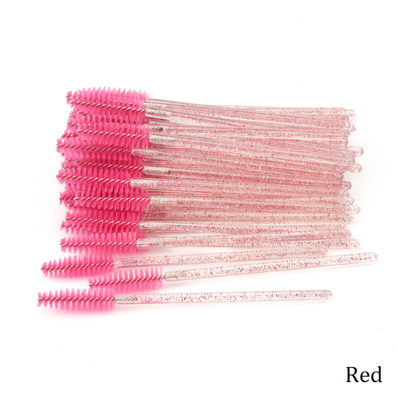 Eyelash Extension Vendor - 50PCS Eyelash Brushes Disposable Eyelashes Mascara