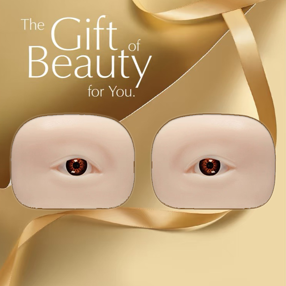 Eyelash Extension Model - 3D False Eyelash Mannequin Flat Doll