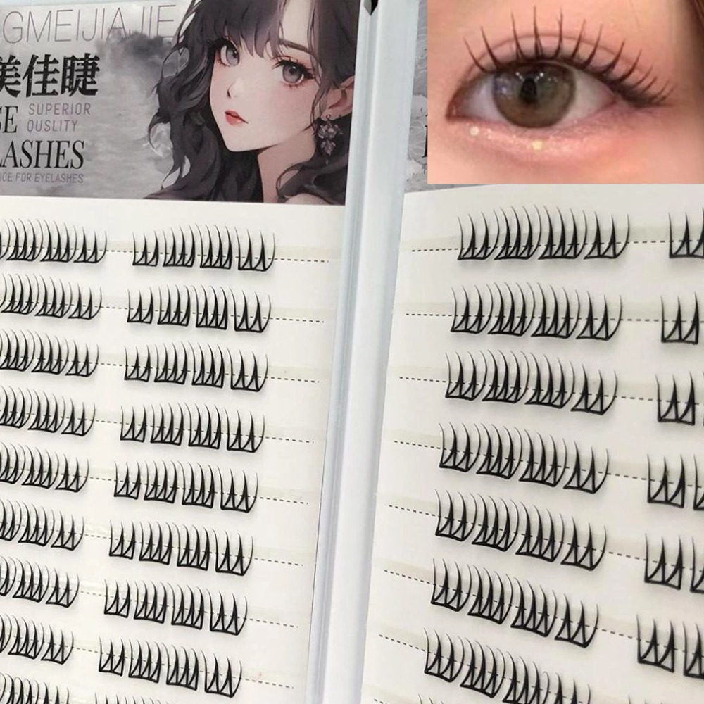 Eyelash Extension Examples - U Shape Glue-free False Eyelashes Large-capacity