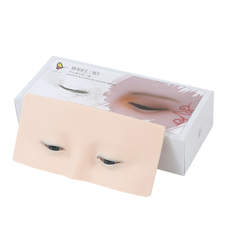 Eyelash Extension Model - 3-Layer Eyelash Extension Practice Head with