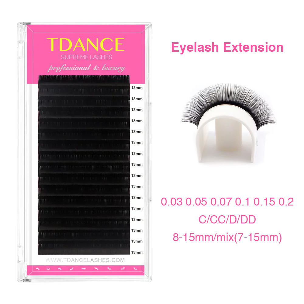 TDANCE Eyelash Extension 16Row - Eyelash Extension Course recension och pris
