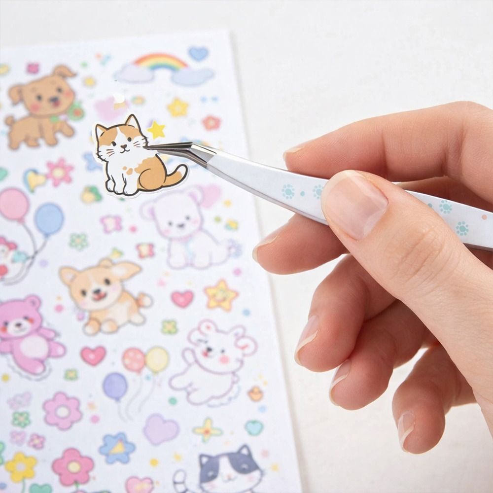 Stainless Steel Curved Sticker - Lash Mapping Sticker recension och pris