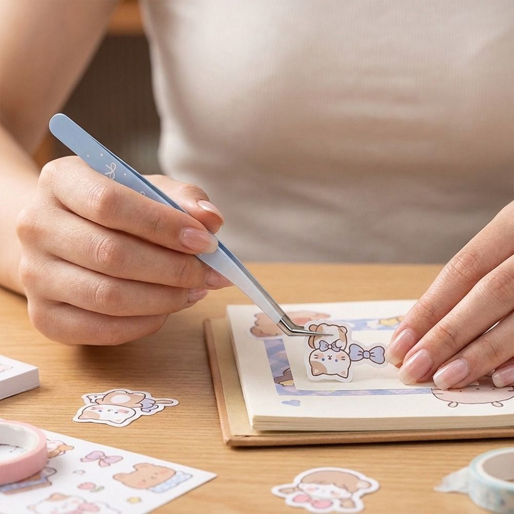 Stainless Steel Curved Sticker - Lash Mapping Sticker recension och pris