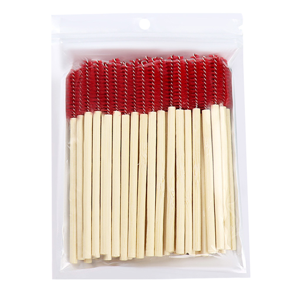 50Pcs Bamboo Handle Eyelash Br - Eyelash Extension Vendor recension och pris