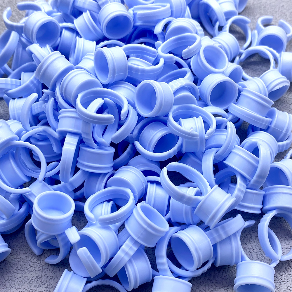 100Pcs Glue Rings For Lashes G - Eyelash Extension Examples recension och pris