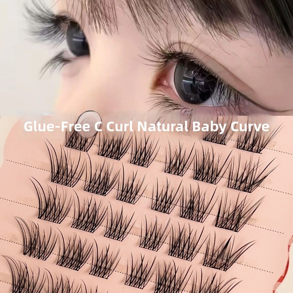 60 Clusters Black Self Adhesiv - Eyelash Extension No 8 recension och pris