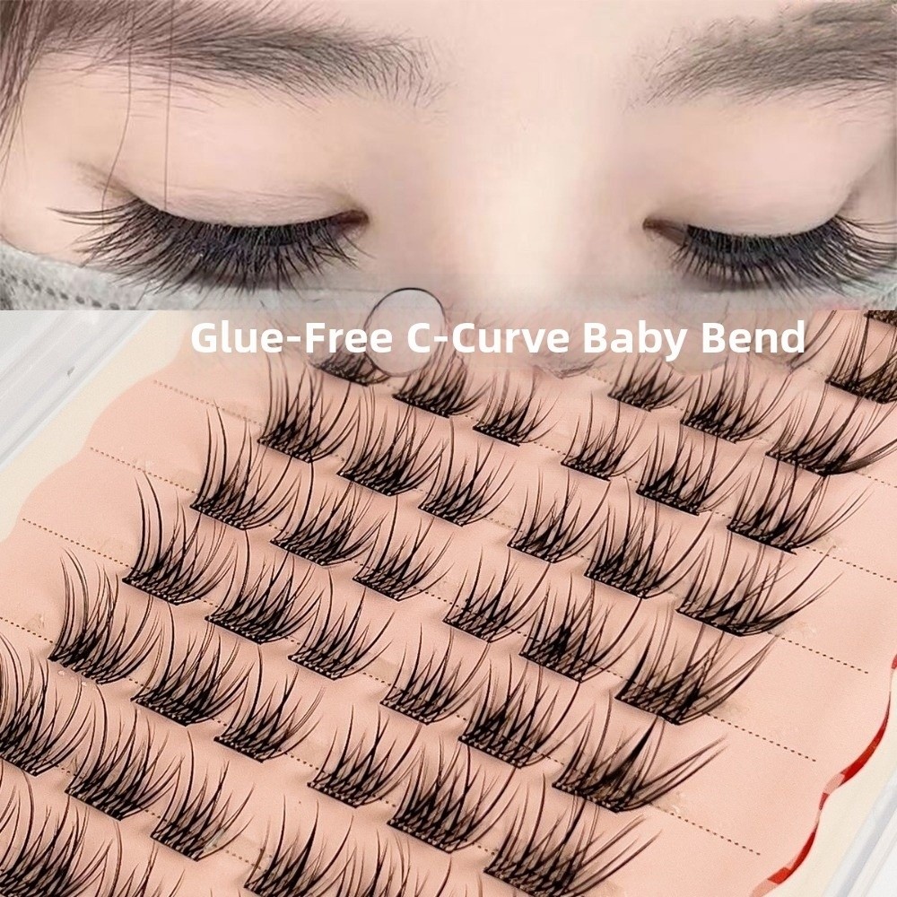60 Clusters Black Self Adhesiv - Eyelash Extension No 8 recension och pris