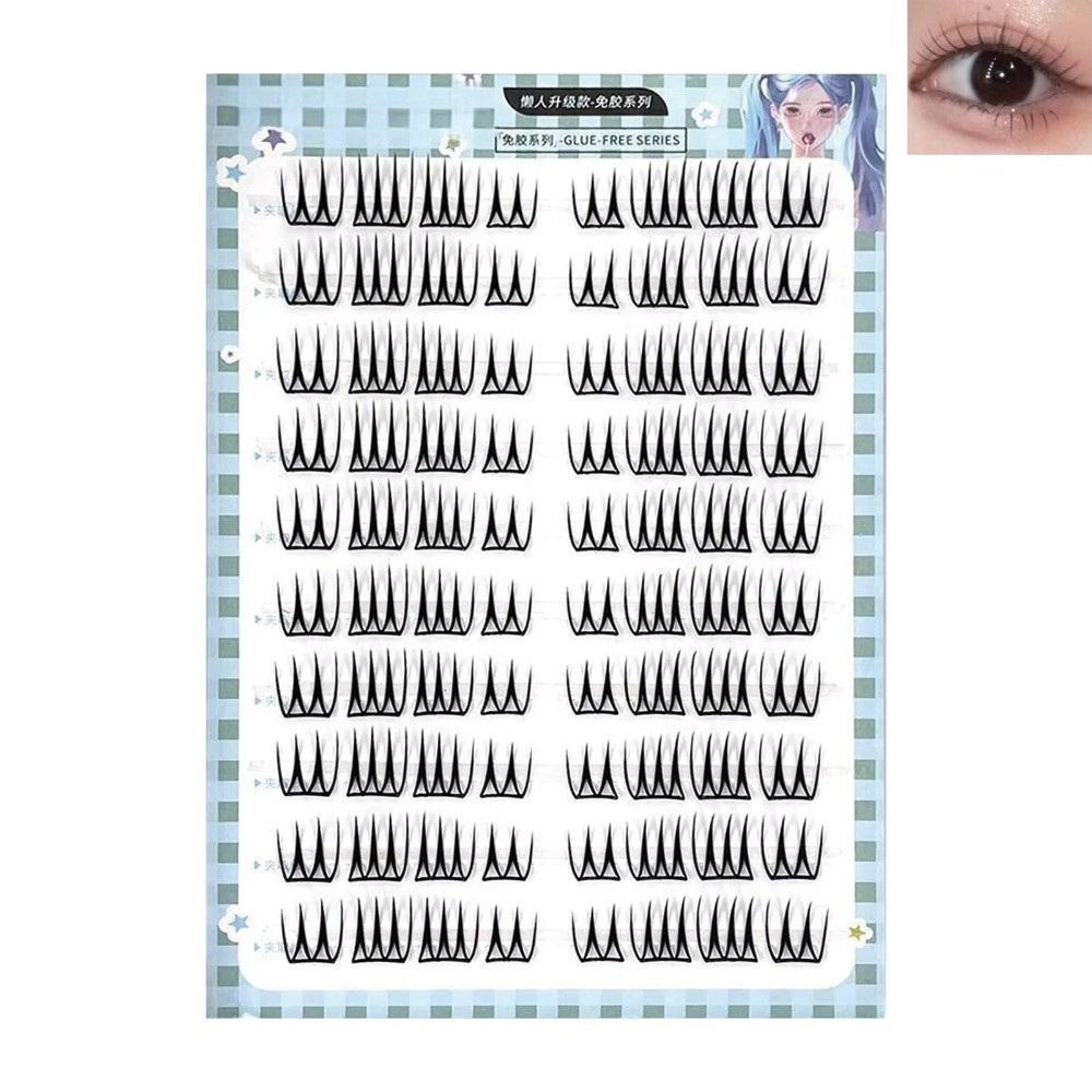 Korean Style Self Adhesive Fal - Eyelash Extension No 8 recension och pris