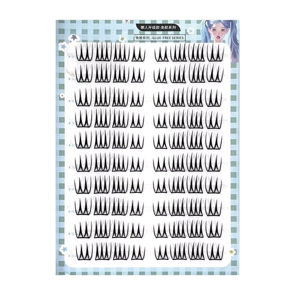 Korean Style Self Adhesive Fal - Eyelash Extension No 8 recension och pris