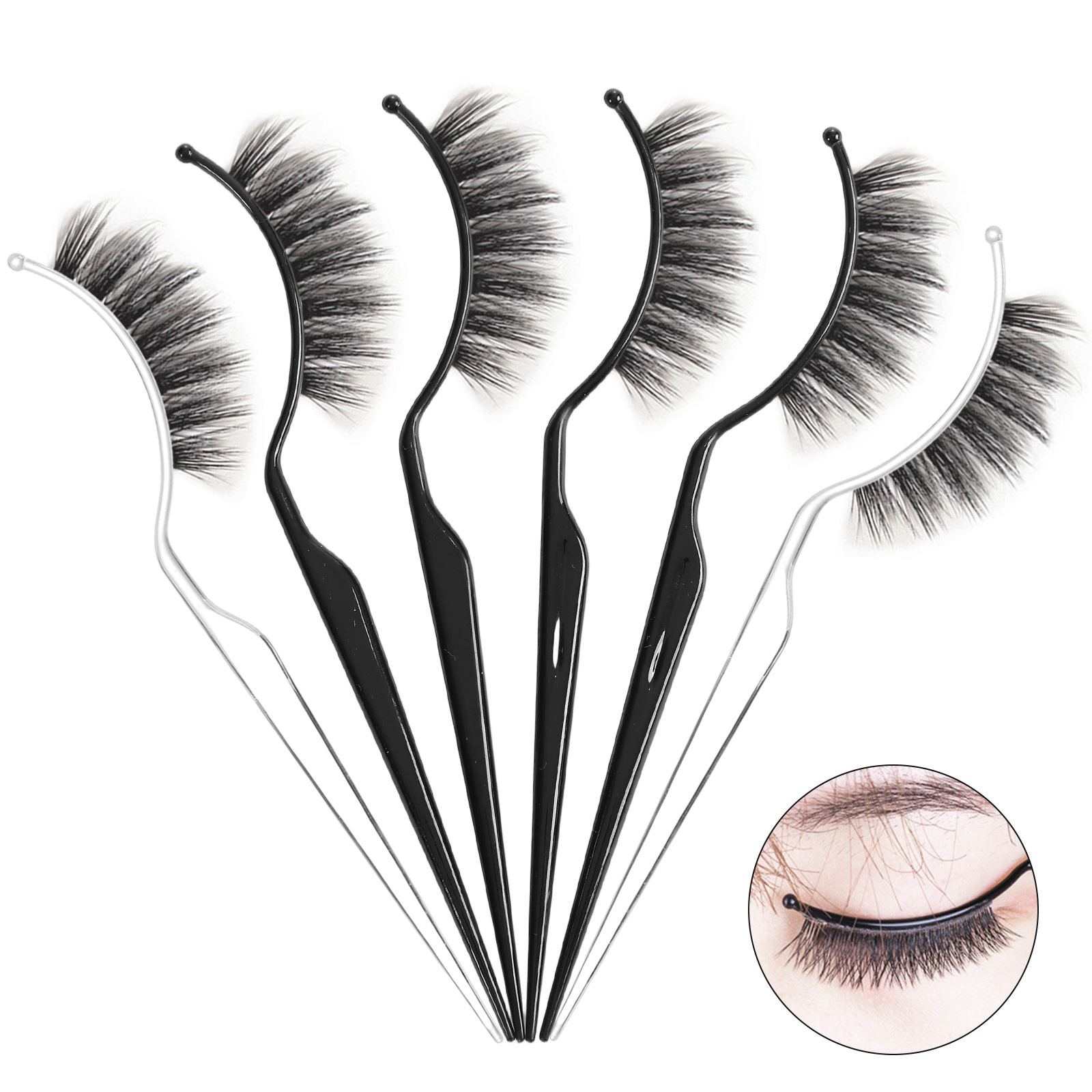 10pcs False Eyelashes Trial We - Eyelash Extension Course recension och pris