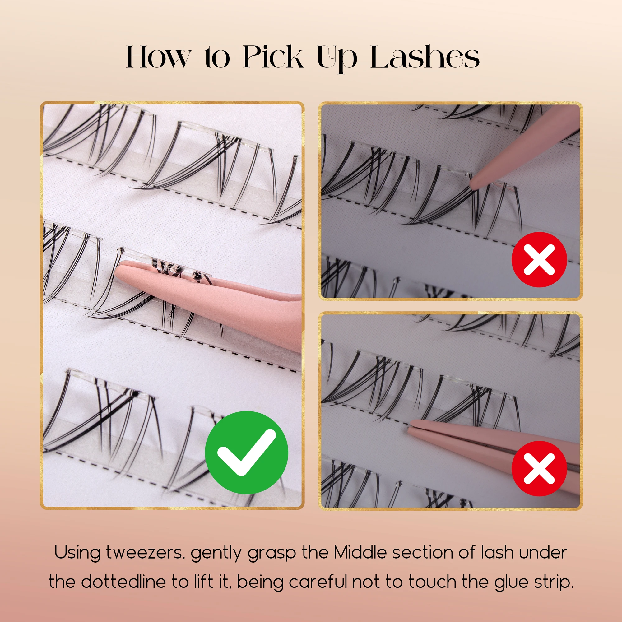 Befer No Glue Needed Lower Las - Eyelash Extension With Glue recension och pris