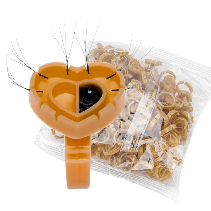 500PCS Glue Rings for Lash Ext - Eyelash Extension Examples recension och pris