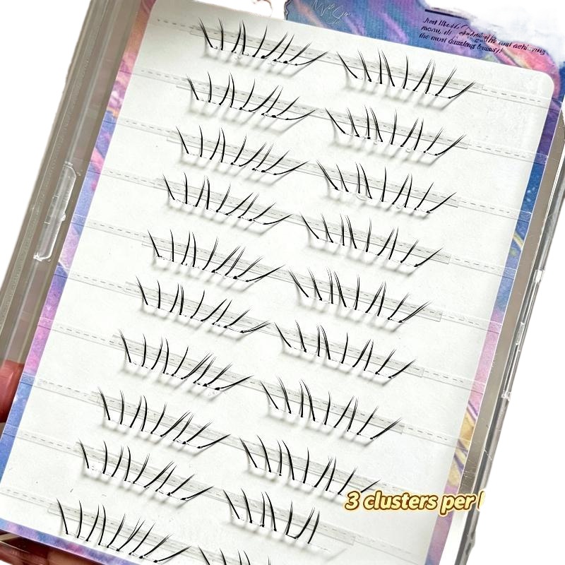 1 Set Comic Lower Lash Extensi - Eyelash Extension With Glue recension och pris