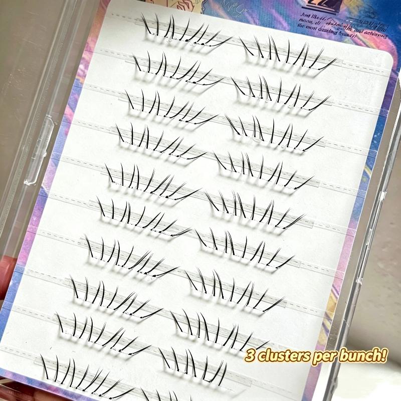 1 Set Comic Lower Lash Extensi - Eyelash Extension With Glue recension och pris
