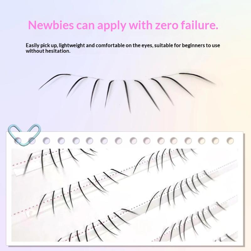 1 Set Comic Lower Lash Extensi - Eyelash Extension With Glue recension och pris