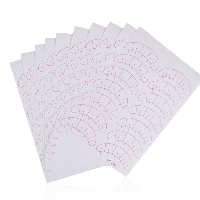 Eyelash Extension Paper Patche - Lash Mapping Sticker recension och pris
