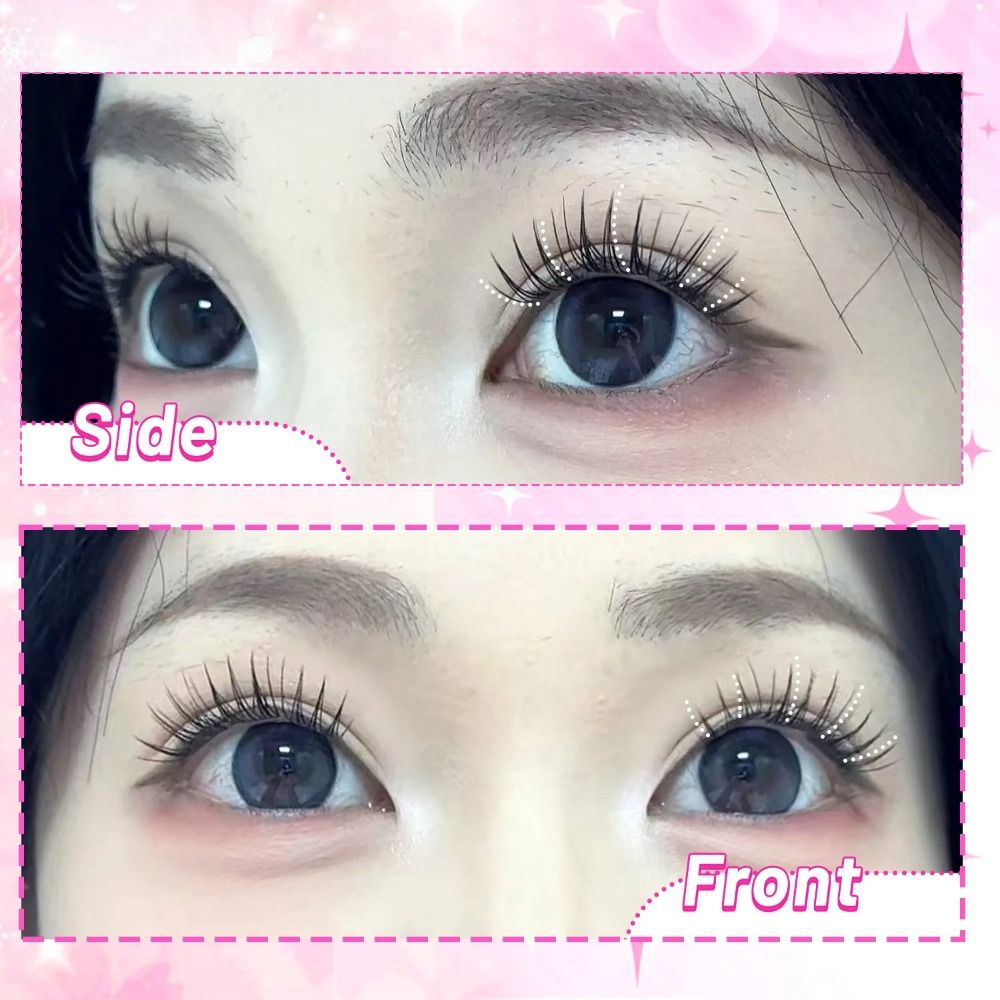 24 Rows 8-13mm Length False Ey - Eyelash Extension No 8 recension och pris