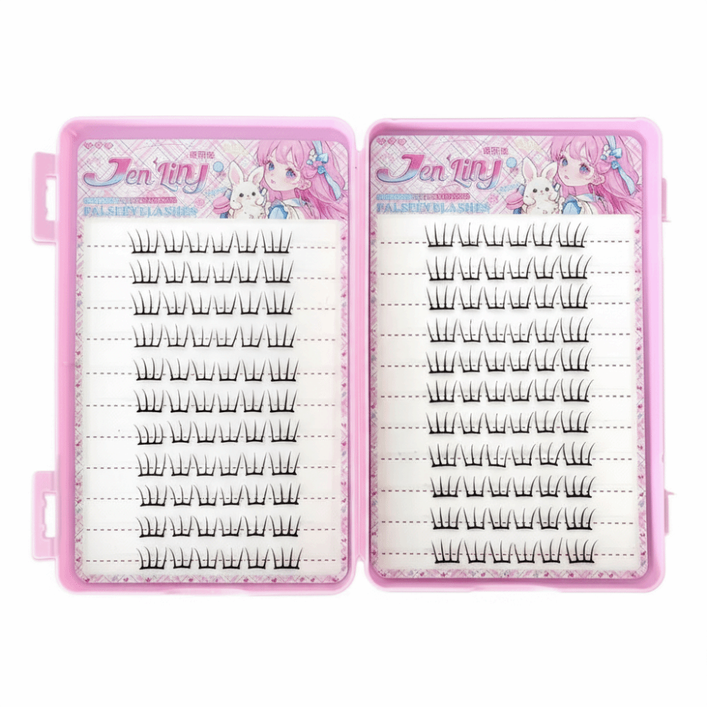 24 Rows 8-13mm Length False Ey - Eyelash Extension No 8 recension och pris