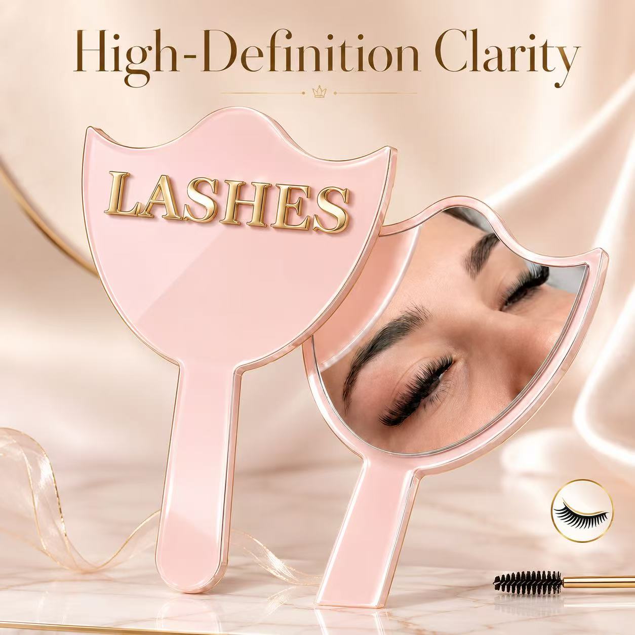 HD Glass Lash Extension Mirror - Eyelash Extension Course recension och pris
