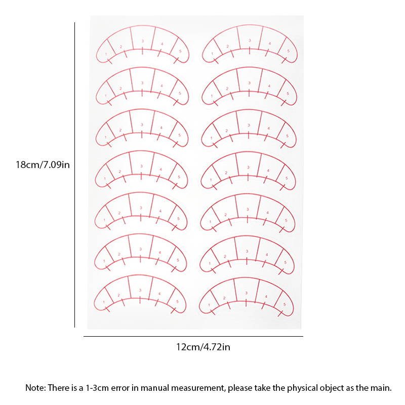 70/140 Pairs Lash Mapping Stic - Lash Mapping Sticker recension och pris