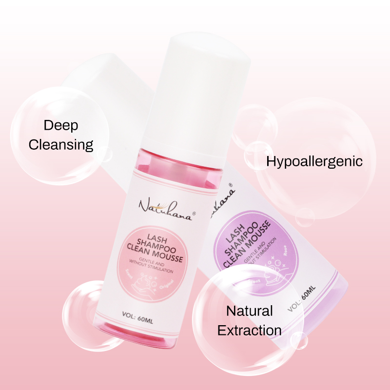 NATUHANA 60ml Gentle Lash Clea - Eyelash Extension No 9 recension och pris