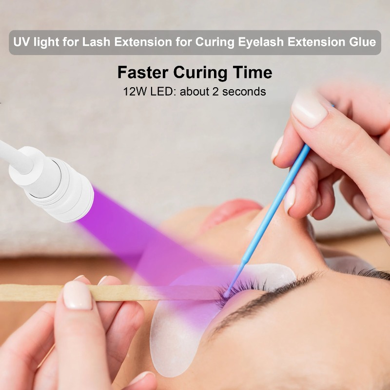 UV Eyelash Lamp Grafting Exten - Eyelash Extension With Glue recension och pris