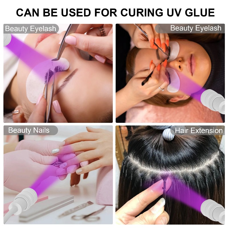 UV Eyelash Lamp Grafting Exten - Eyelash Extension With Glue recension och pris