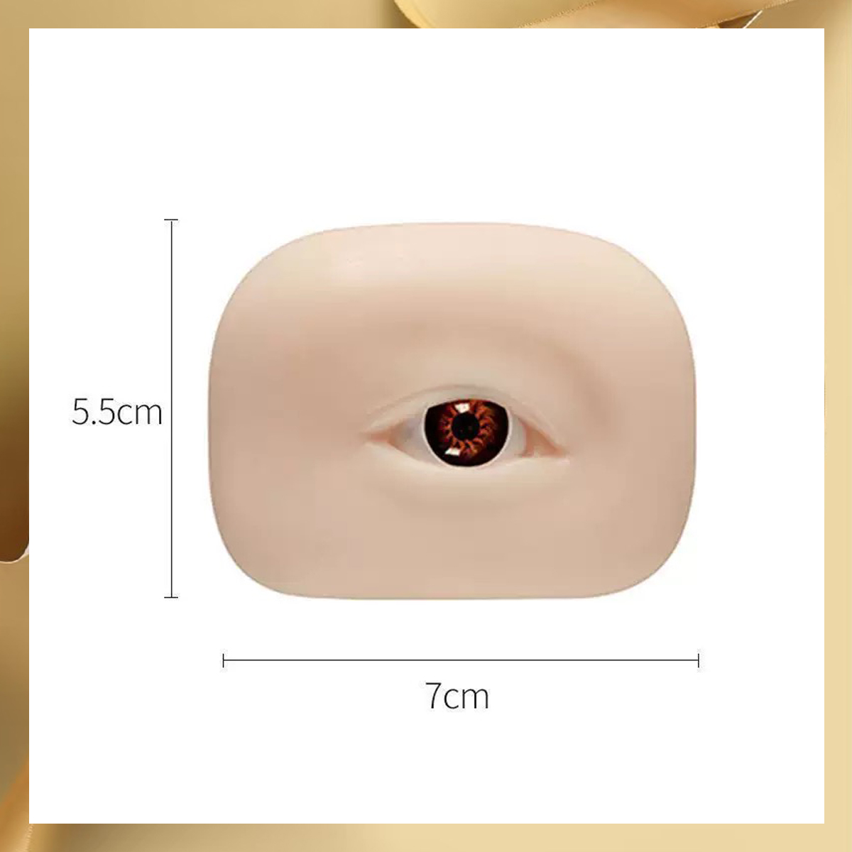 3D False Eyelash Mannequin Fla - Eyelash Extension Model recension och pris