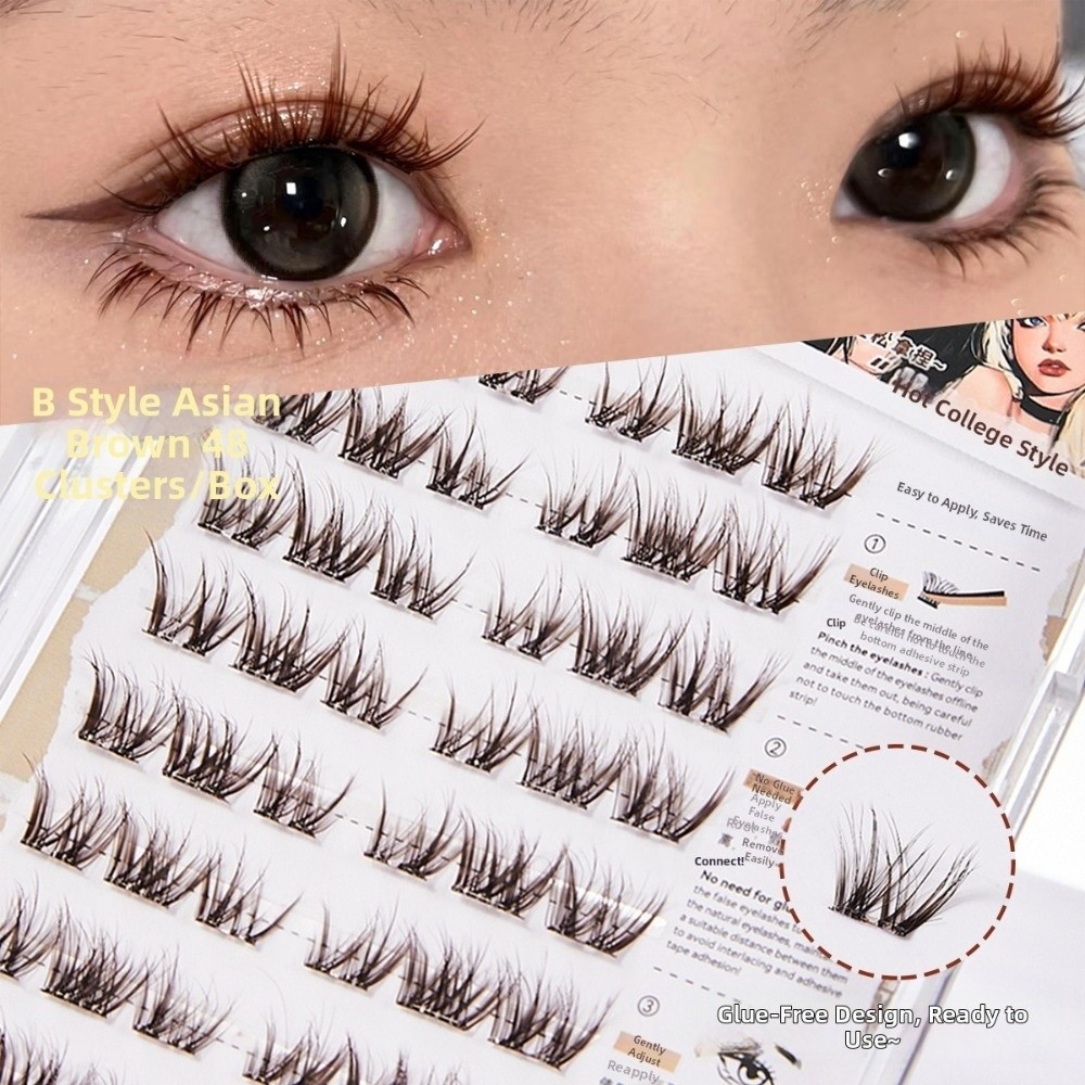 Thick Self Adhesive False Eyel - Eyelash Extension No 8 recension och pris