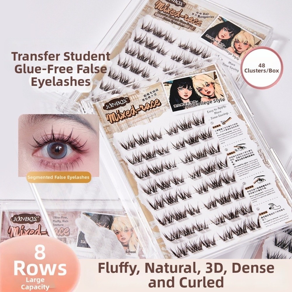 Thick Self Adhesive False Eyel - Eyelash Extension No 8 recension och pris