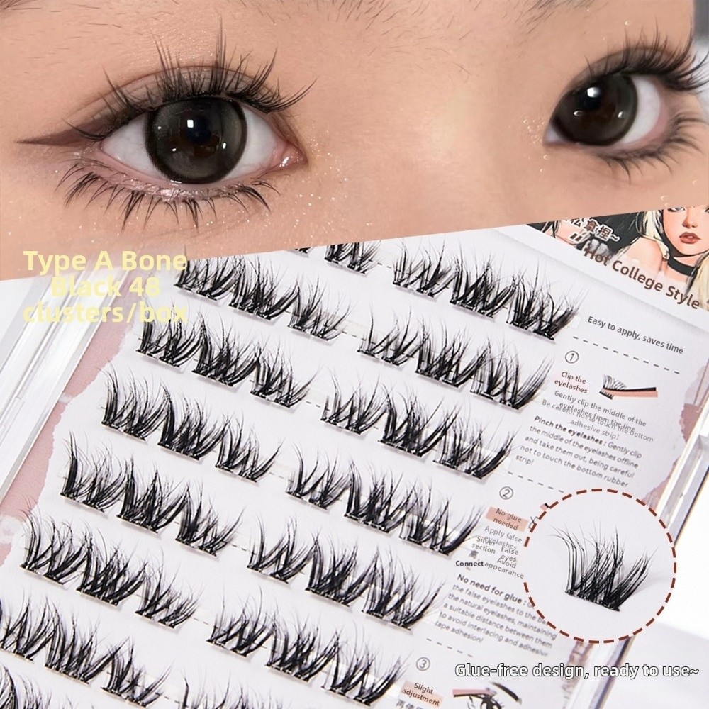 Thick Self Adhesive False Eyel - Eyelash Extension No 8 recension och pris