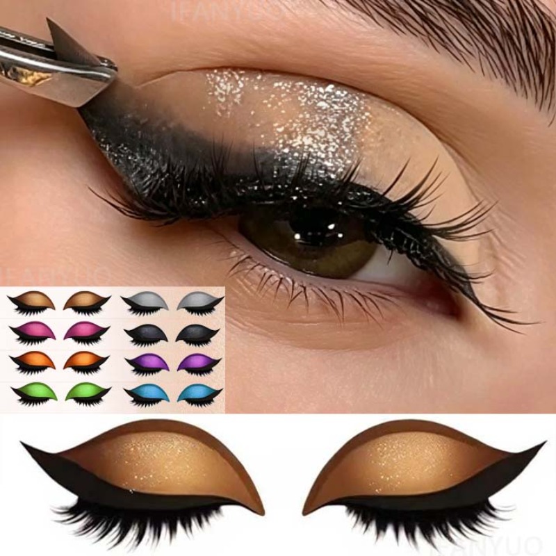 1/2 Pair Reusable Lazy Eye Sha - Lash Mapping Sticker recension och pris