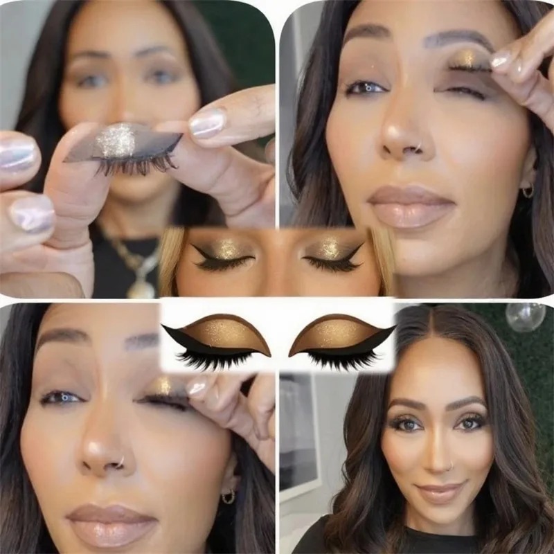 1/2 Pair Reusable Lazy Eye Sha - Lash Mapping Sticker recension och pris