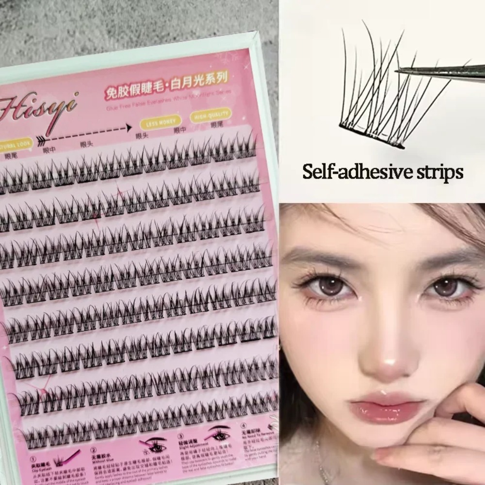 8 Rows Self-Adhesive False Eye - Eyelash Extension No 8 recension och pris
