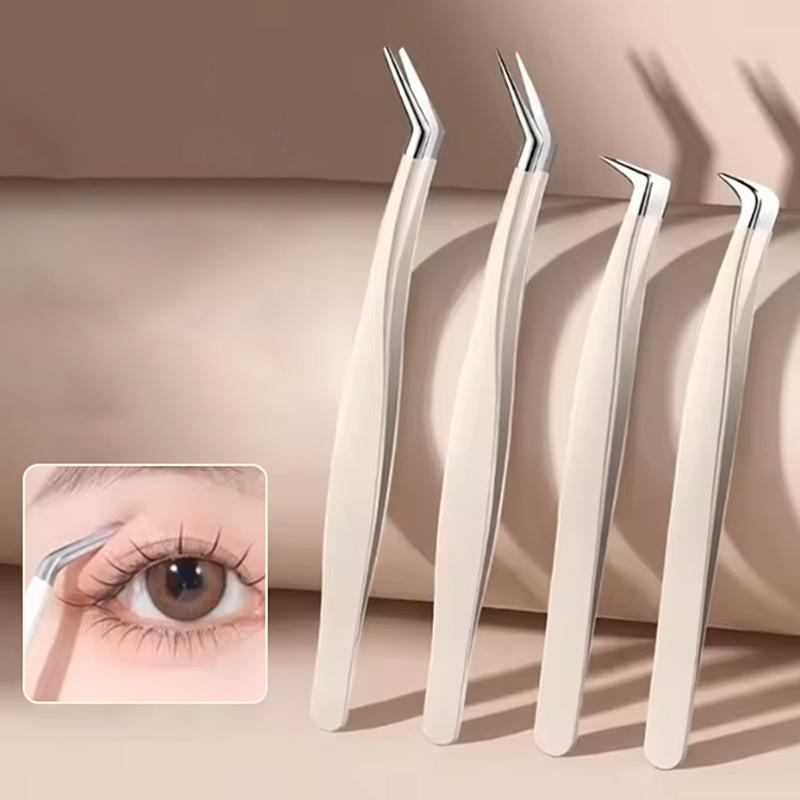 False Eyelash Tweezers With St - Eyelash Extension Home Service recension och pris