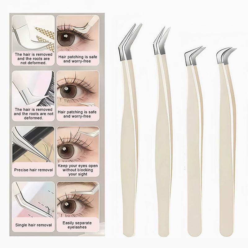 False Eyelash Tweezers With St - Eyelash Extension Home Service recension och pris