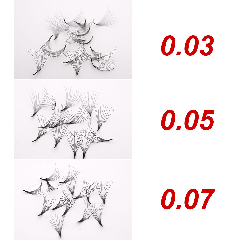 10D  20D 0.03 Thickness Pointy - Eyelash Extension Mega Volume recension och pris