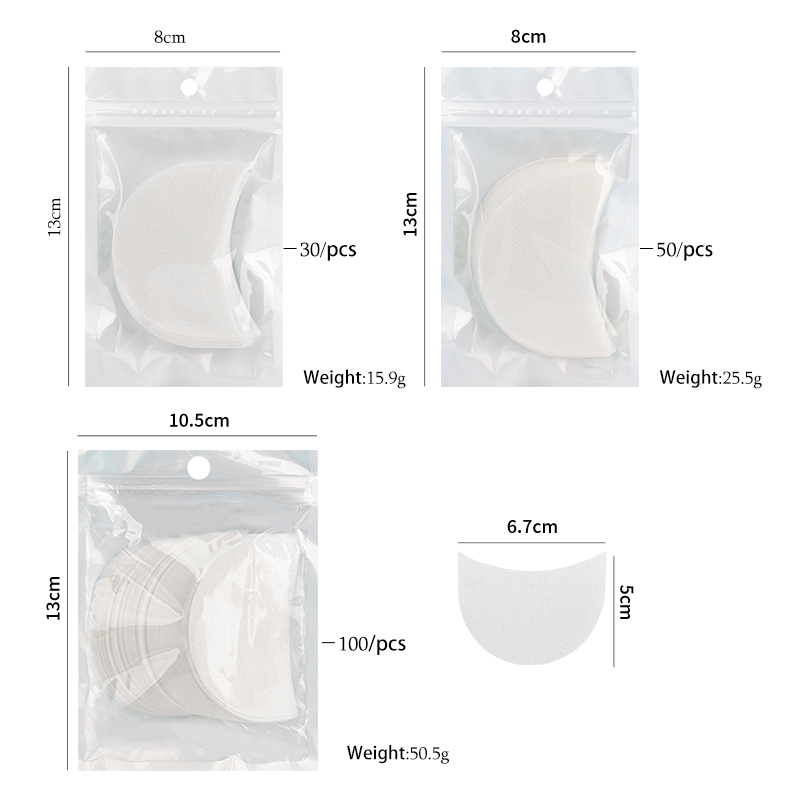 30/50/100 Eyeshadow Shield Und - Lash Mapping Sticker recension och pris