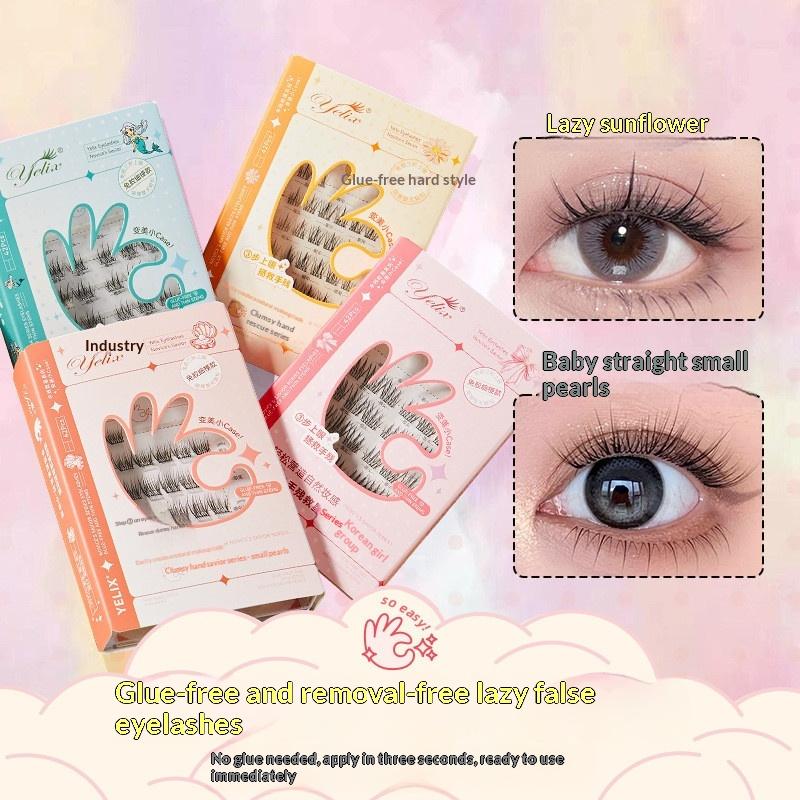 7 Rows Self-Adhesive Eyelashes - Eyelash Extension With Glue recension och pris