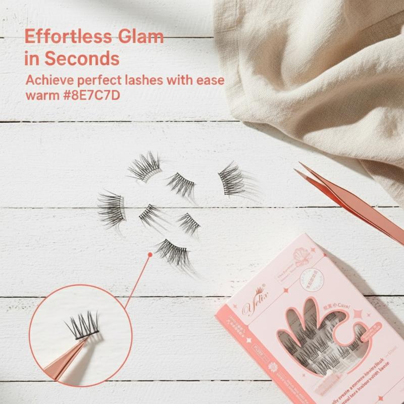 7 Rows Self-Adhesive Eyelashes - Eyelash Extension With Glue recension och pris