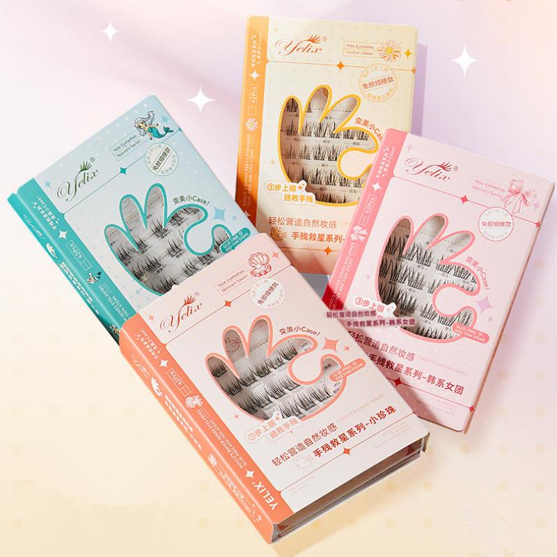 7 Rows Self-Adhesive Eyelashes - Eyelash Extension With Glue recension och pris