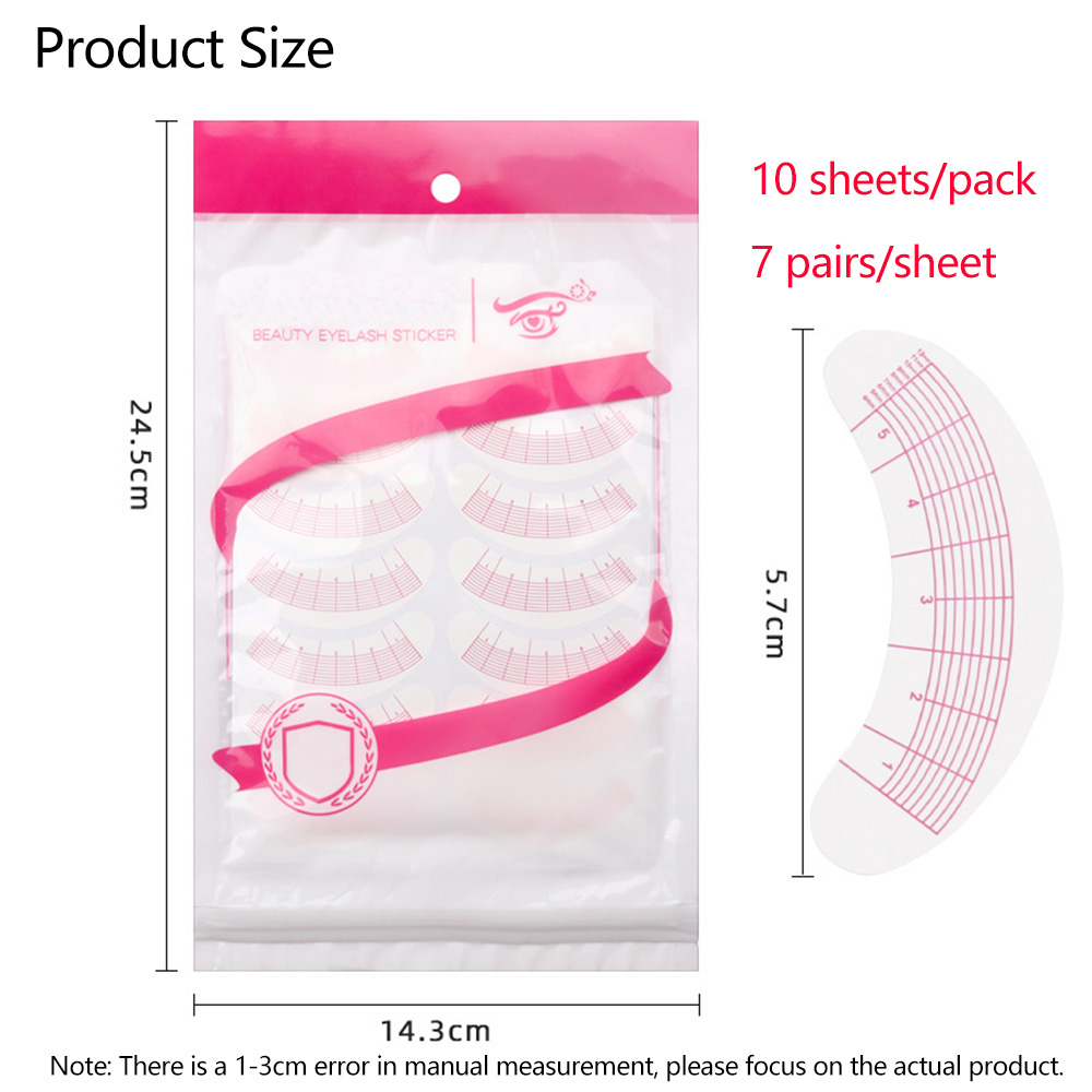 2/5 Packs Lash Mapping Sticker - Lash Mapping Sticker recension och pris