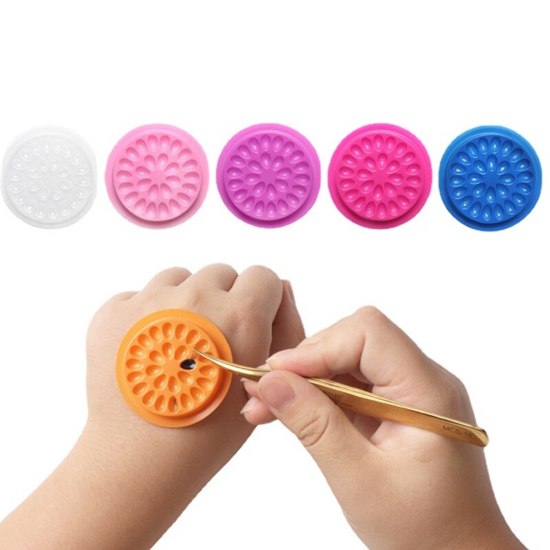 100pcs Eyelash Glue Holder Eye - Eyelash Extension Examples recension och pris