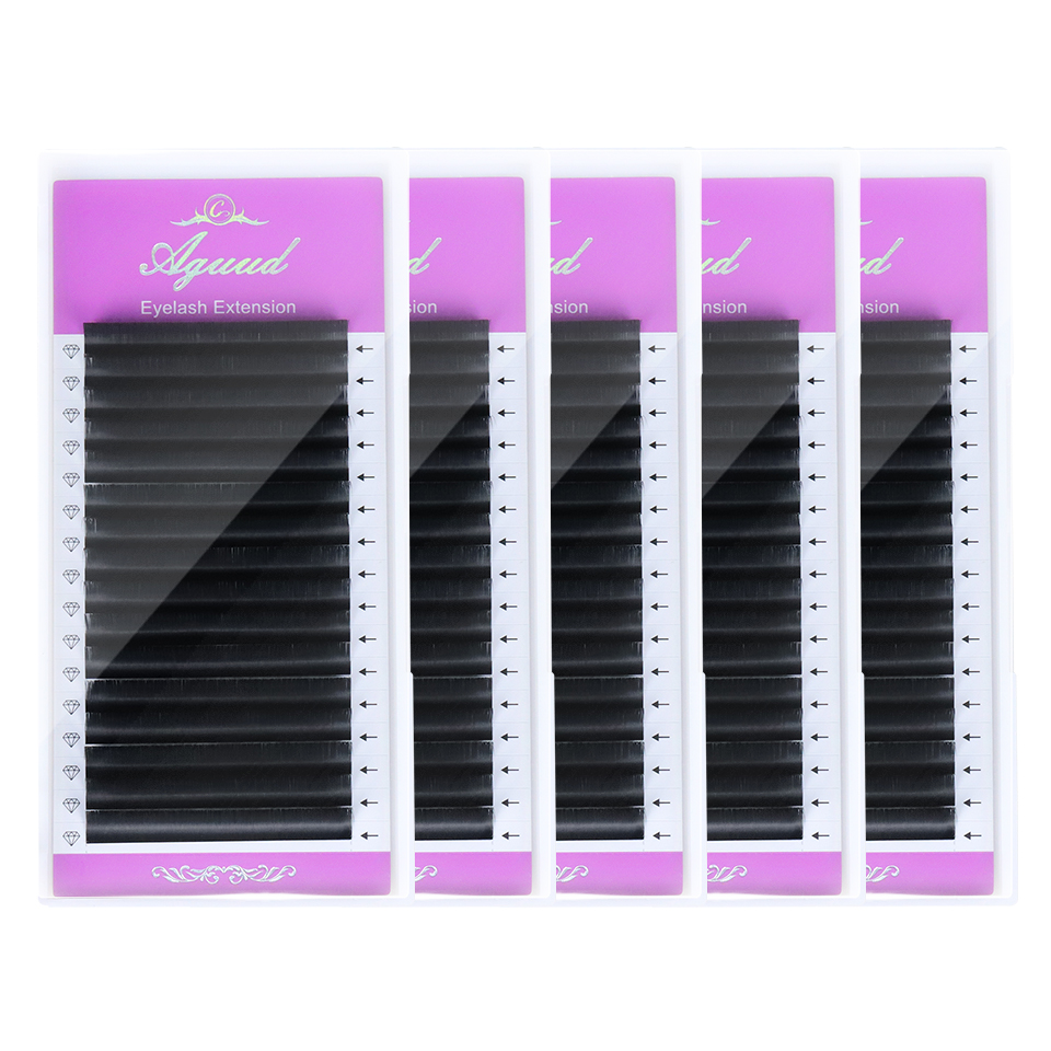 AGUUD 5 trays/lot NEW Super Ma - Eyelash Extension Mega Volume recension och pris