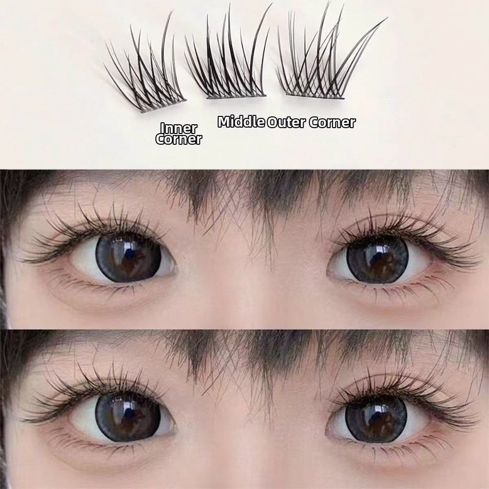60 Clusters Black Self Adhesiv - Eyelash Extension No 8 recension och pris