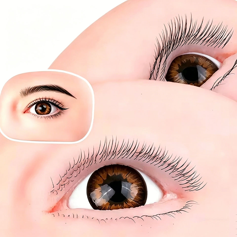 Silicone Head Training Mannequ - Eyelash Extension Model recension och pris