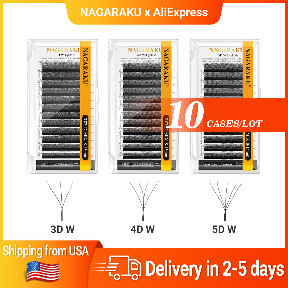 NAGARAKU Ship from USA 10 Case - Eyelash Extension Course recension och pris